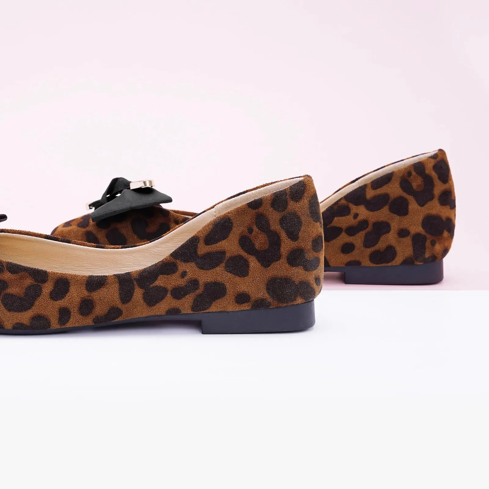 Animal Prints Metal Bow Flats (Eva)