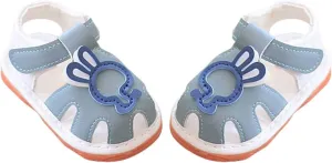 Baby Boy Girl First Walking Sandals Closed-Toe Anti-Slip Rubber Sole Comfy Outdoor Shoes Little Girl Slides Shoes