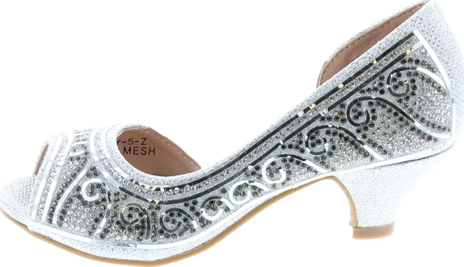 Bella Marie Truly-5 Girl's Rhinestone D'Orsay Dress