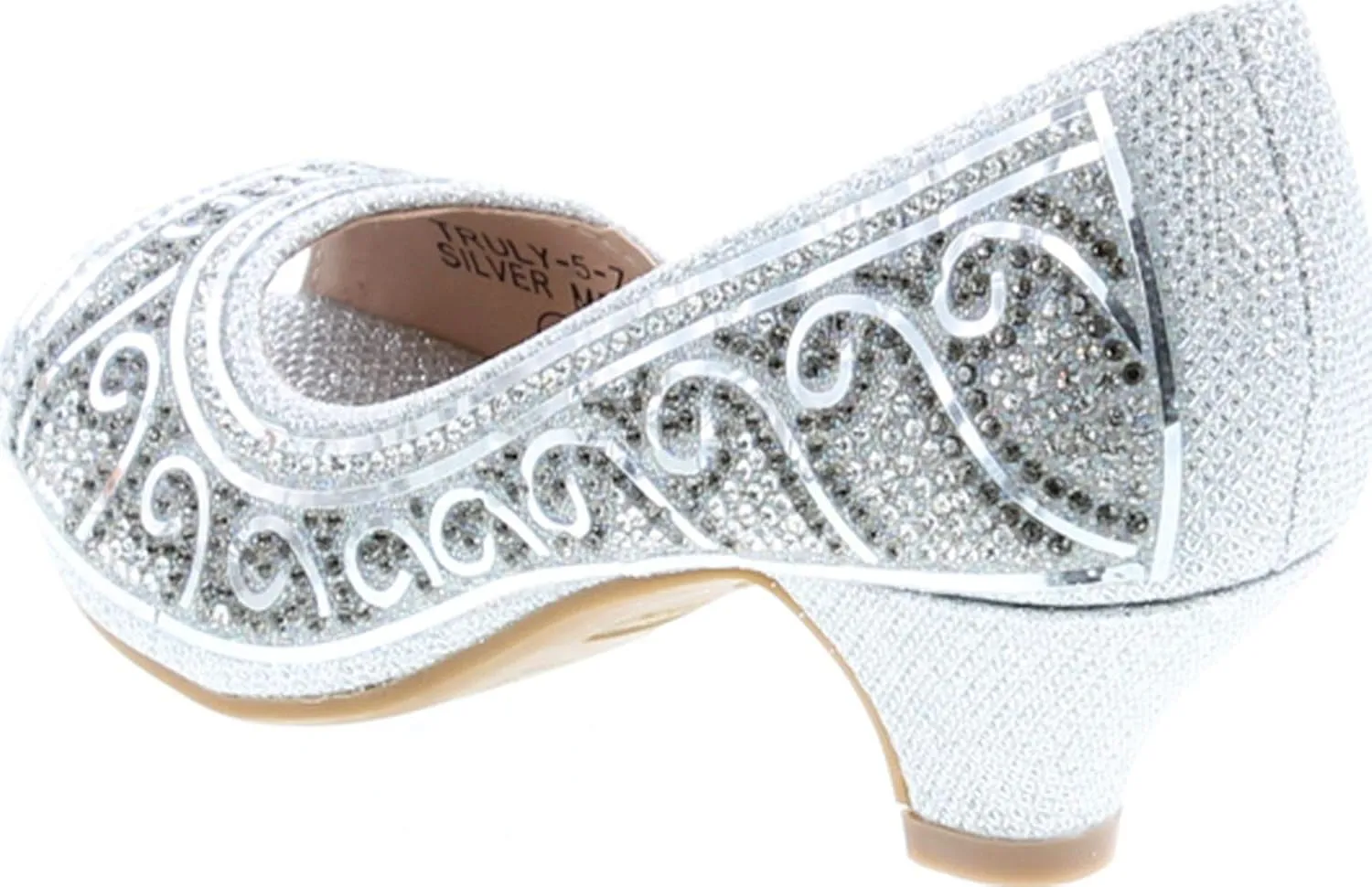 Bella Marie Truly-5 Girl's Rhinestone D'Orsay Dress