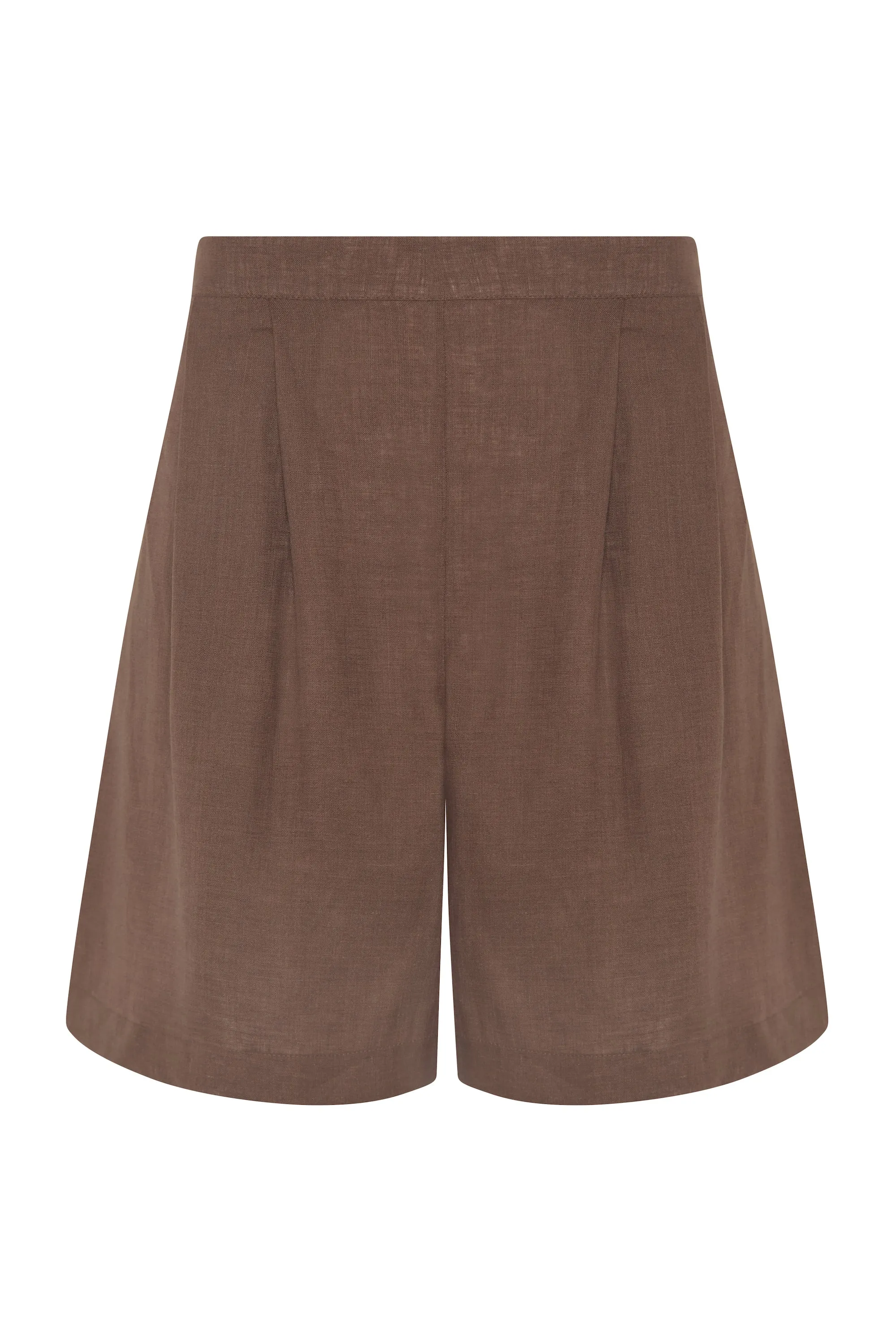 Carros Short Sepia Linen