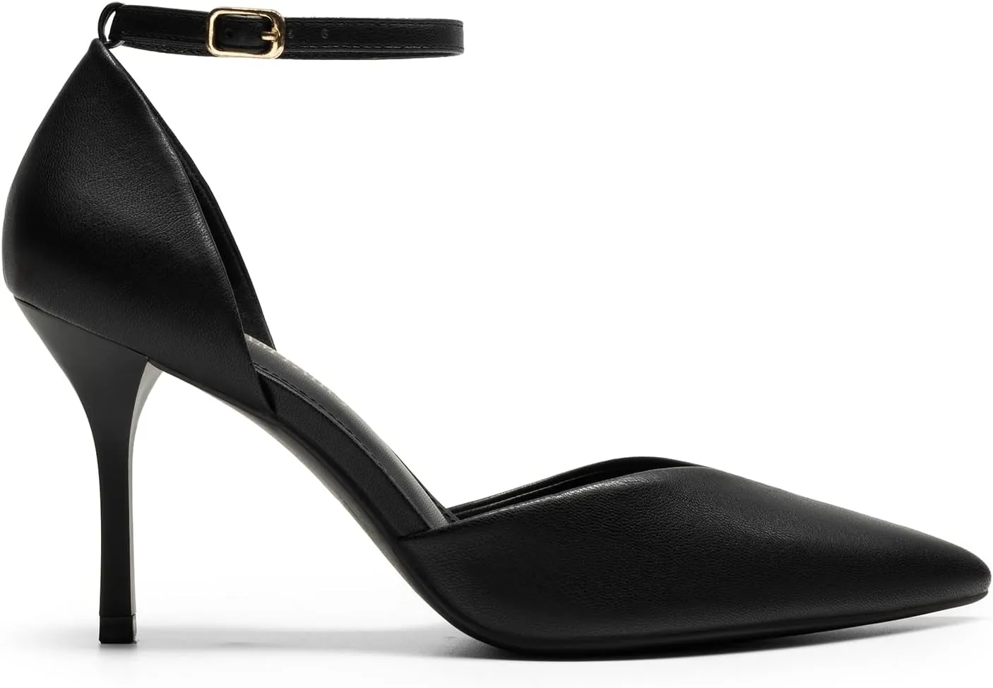 DREAM PAIRS Womens High Heels Strappy Closed Toe Stiletto Ankle Strap Pointed Toe D'Orsay Heel Dress Wedding Party Pumps Shoes