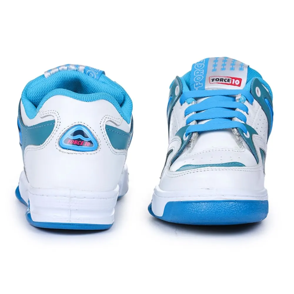 Force 10 Casual Blue Lacing Sneakers For Men DUPLAY NEW By Liberty
