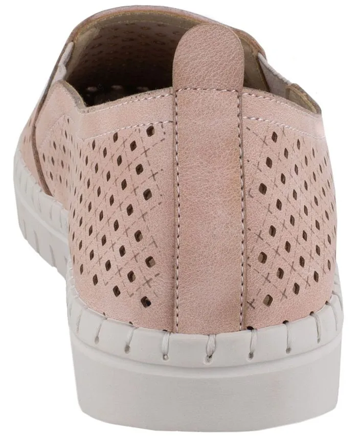 Fresh Easy Street Women's Slip-On Sneakers, Pink