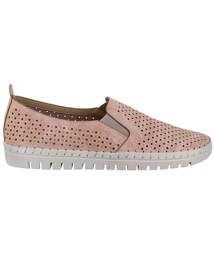 Fresh Easy Street Women's Slip-On Sneakers, Pink