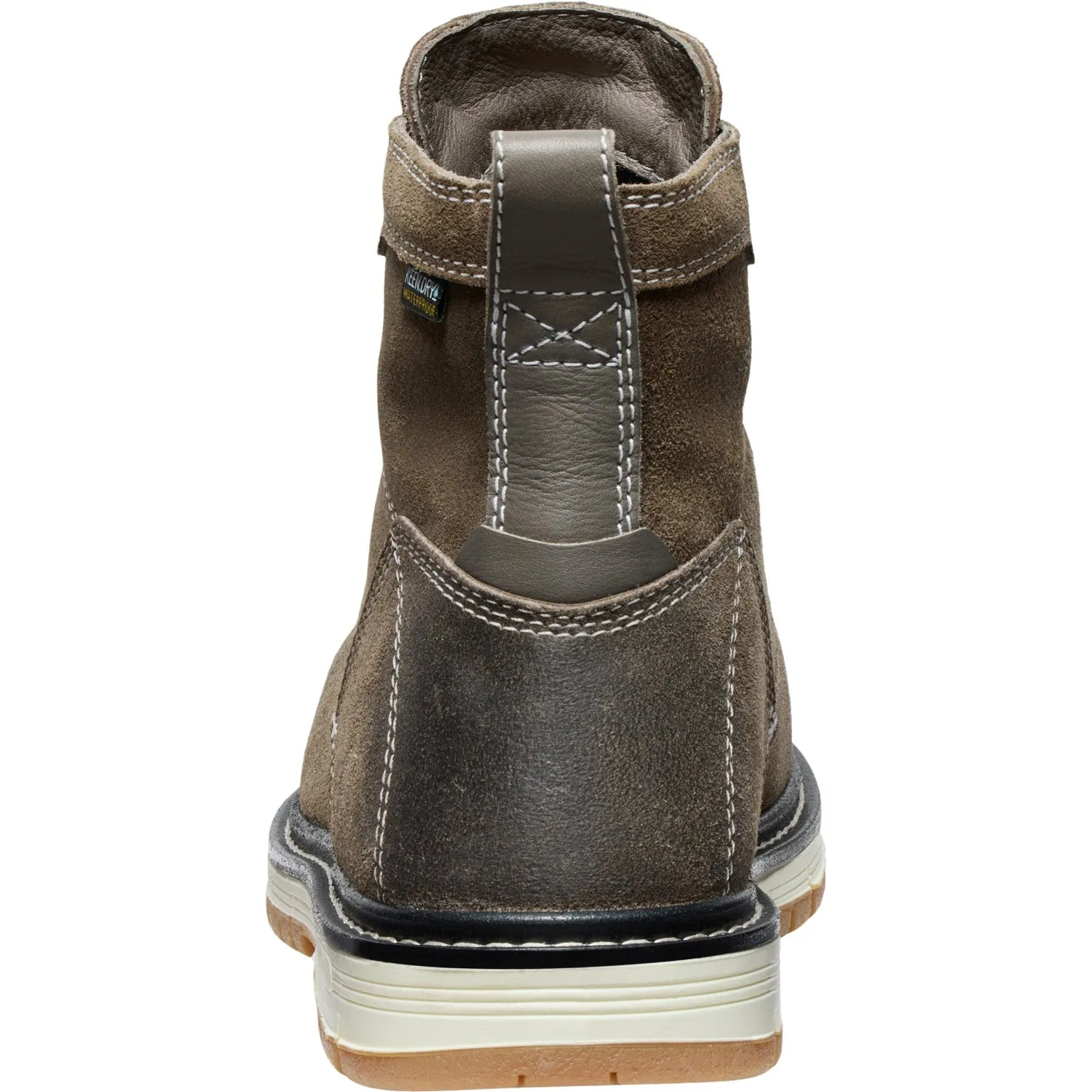 Keen Utility Womens San Jose 90 Deg 6in WP AT Steel Grey/Gum Leather Work Boots