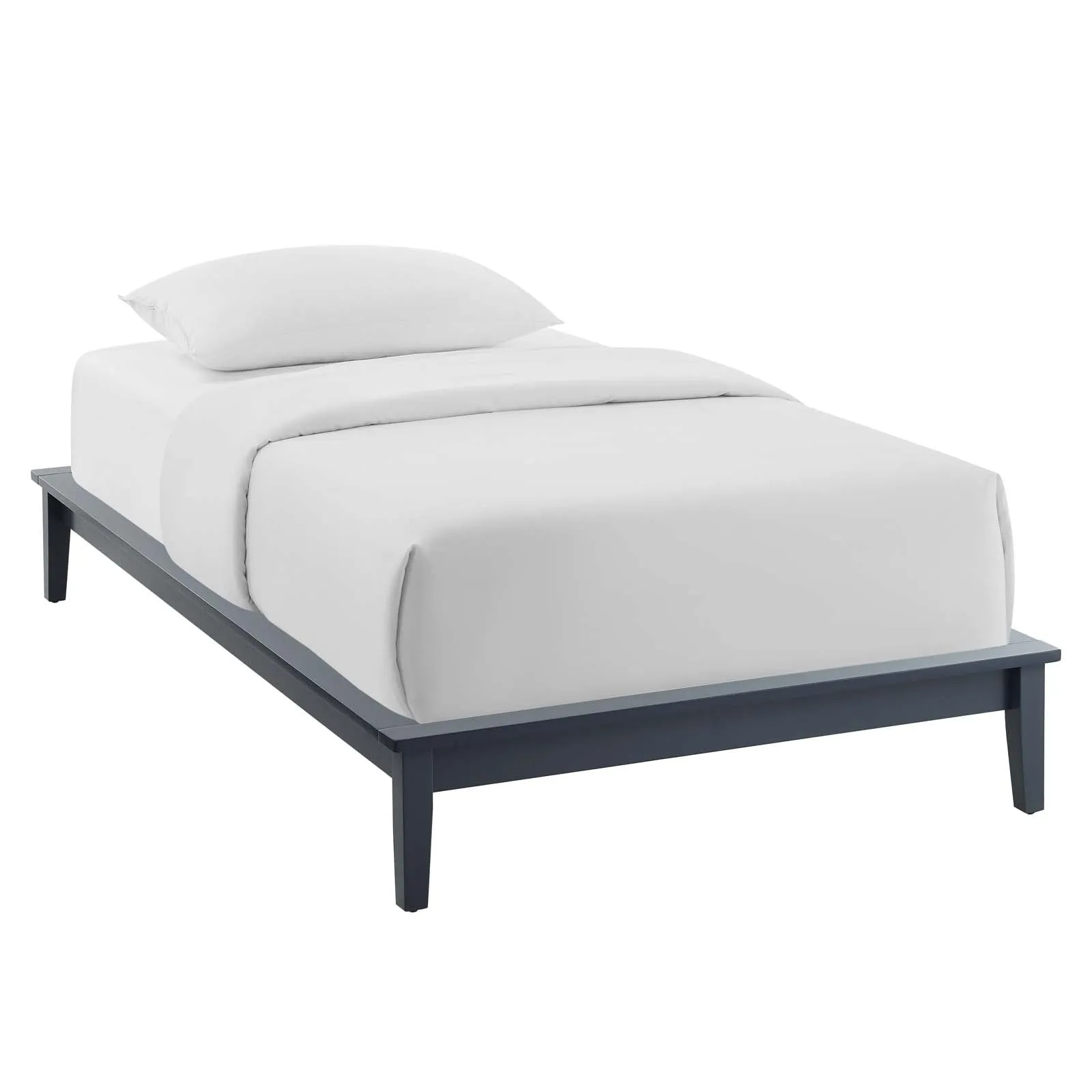 Lodge Wood Platform Bed Frame