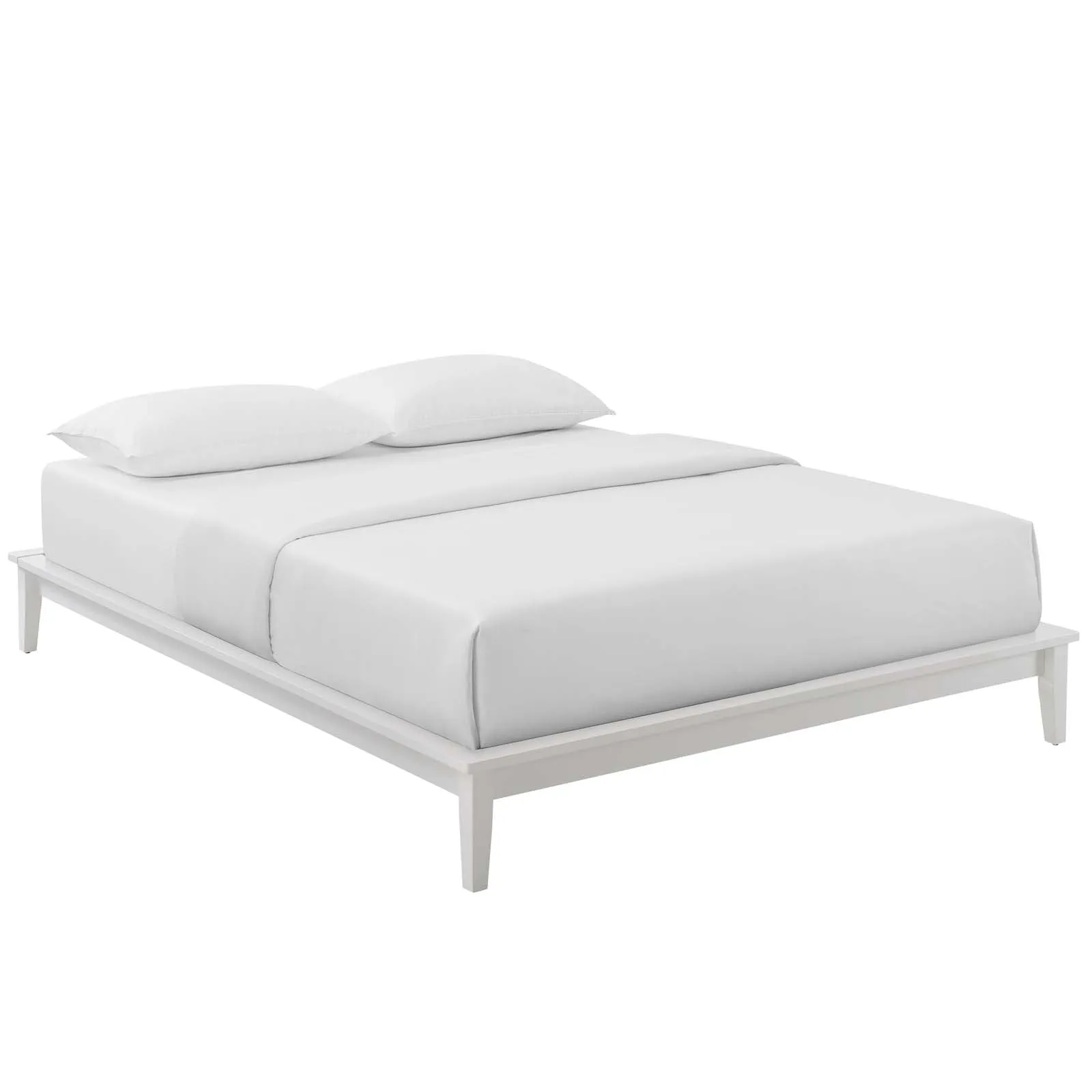 Lodge Wood Platform Bed Frame