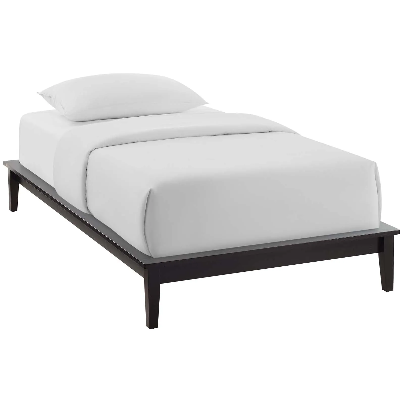 Lodge Wood Platform Bed Frame