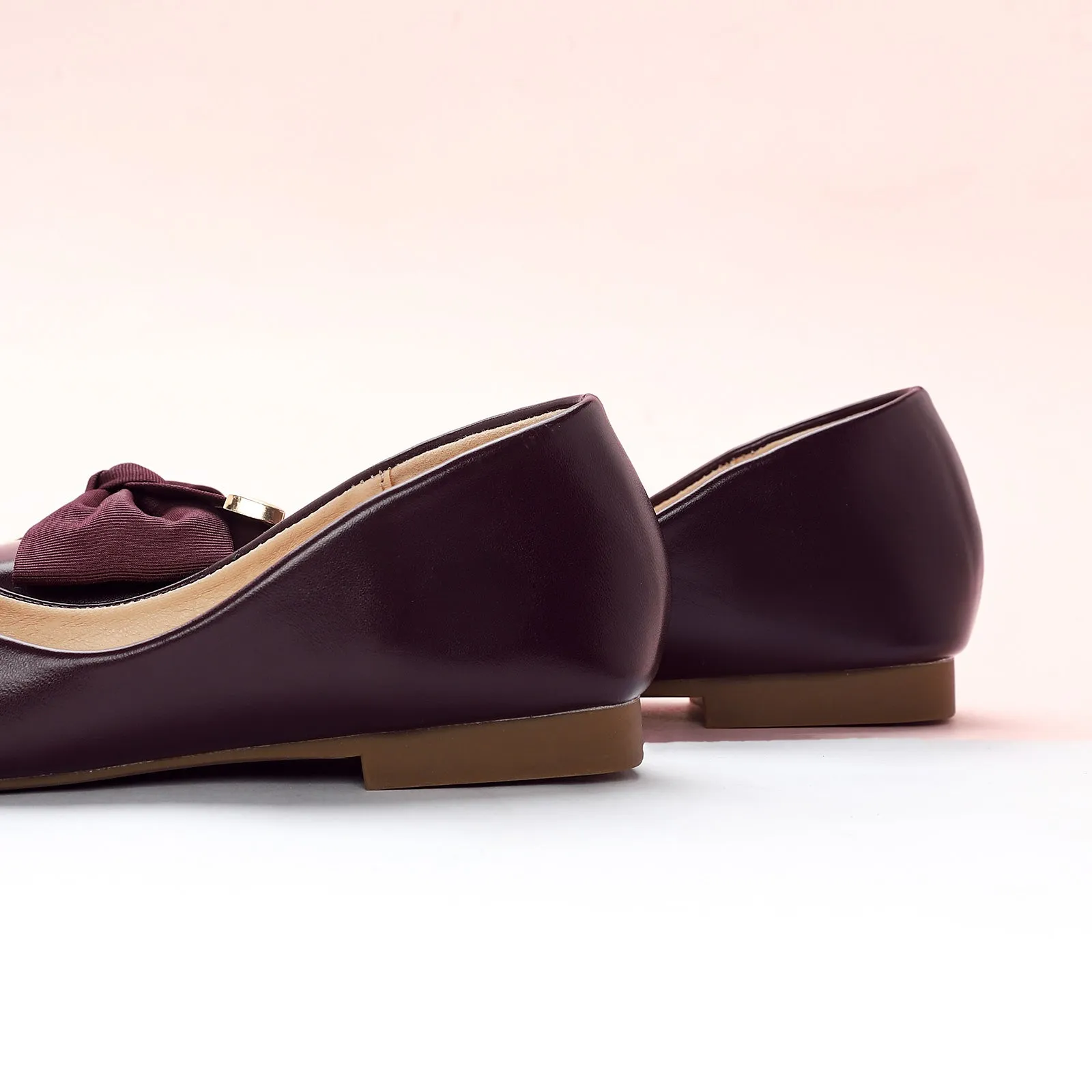 Metal Bowknot Square Flats