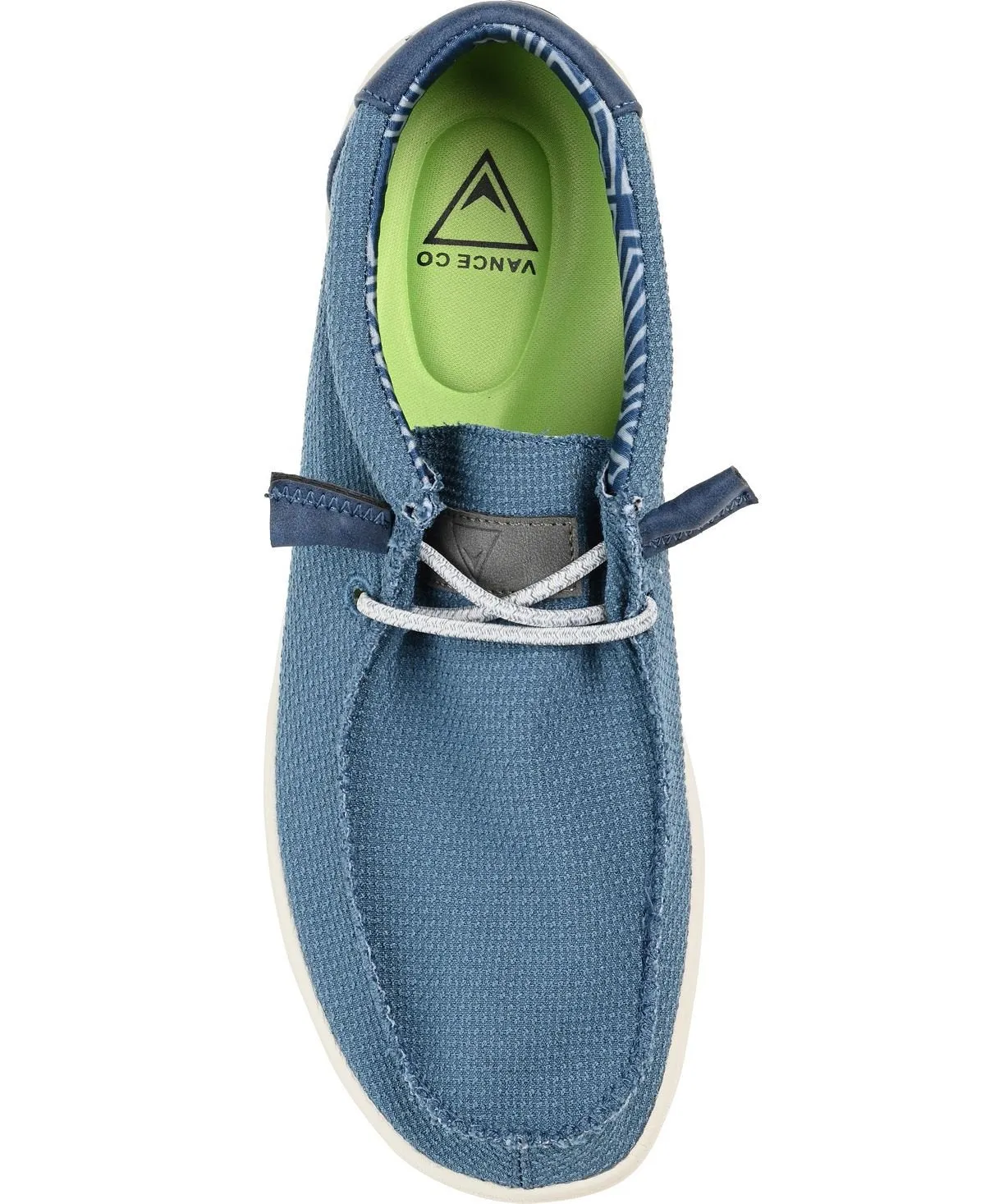 Moore Vance Co. Men's Casual Slip-On Sneakers, Blue