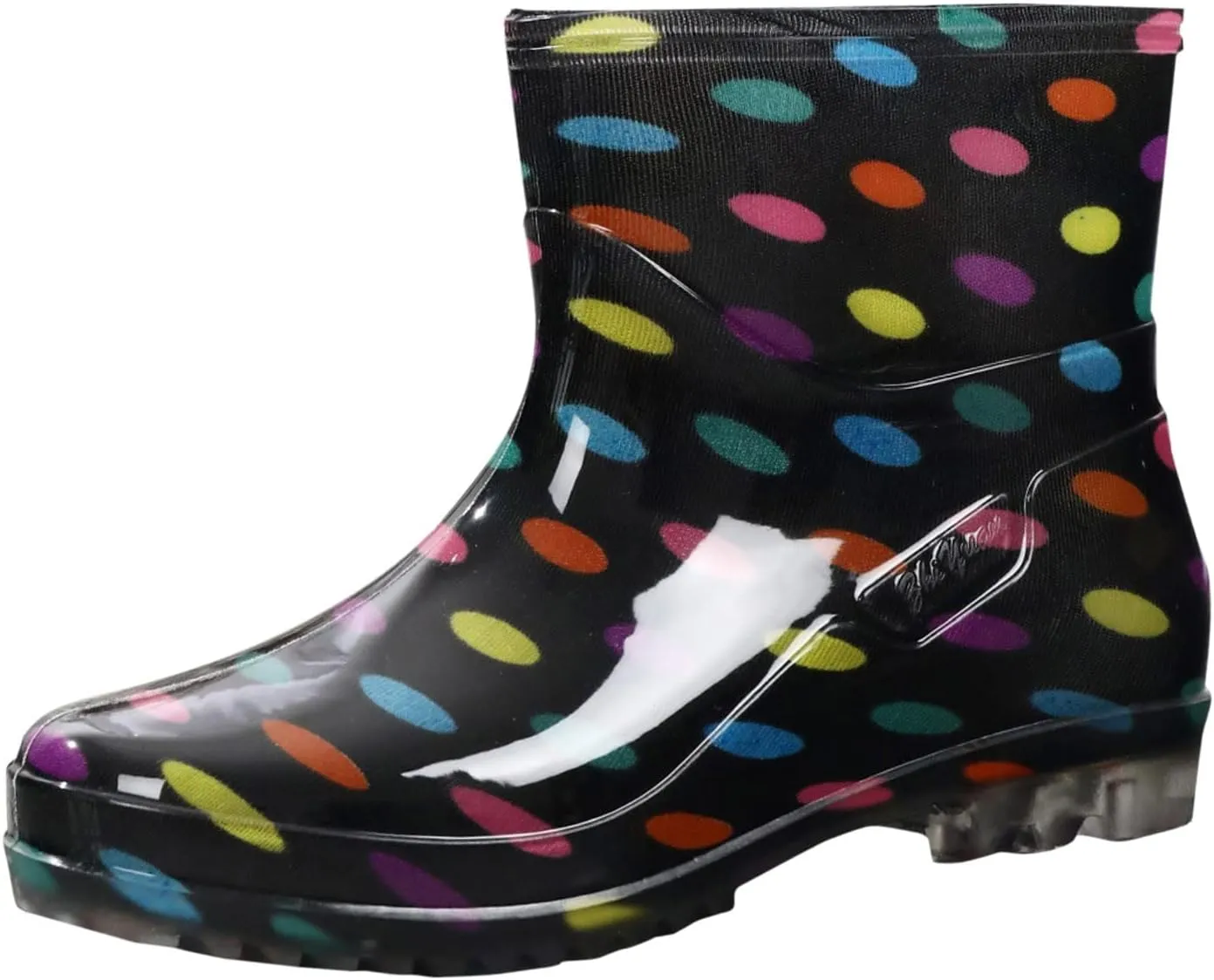 Rain Boots Women Women's Mid Calf Rain Boots Printed Waterproof Rubber Boots Short Garden Shoes Cute Ankle Booties
