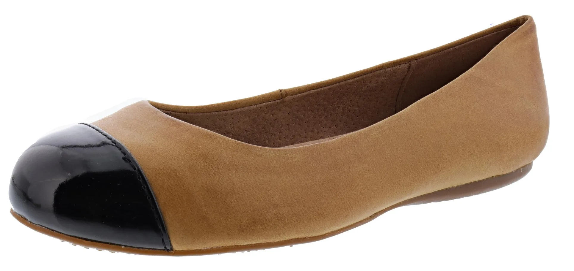 Softwalk Women's Napa Wide Width Slip On Ballerina Flats