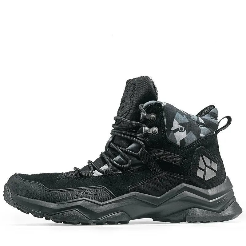 Waterproof Hiking Boots Genuine Leather Trekking Shoes Outdoor Hiking Tactical Boots Mountaineering Shoes