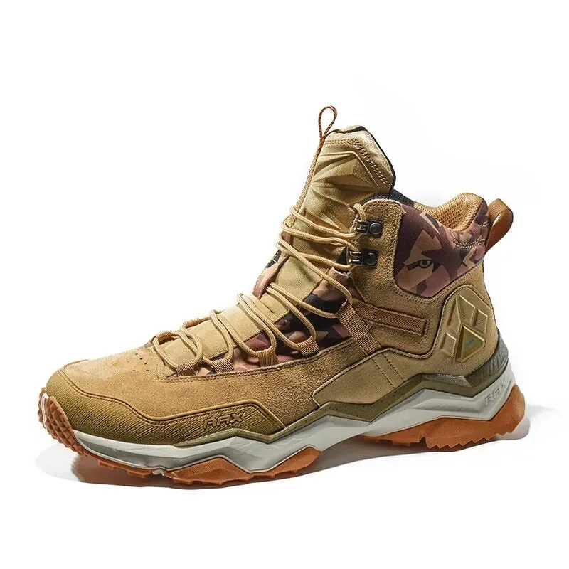 Waterproof Hiking Boots Genuine Leather Trekking Shoes Outdoor Hiking Tactical Boots Mountaineering Shoes
