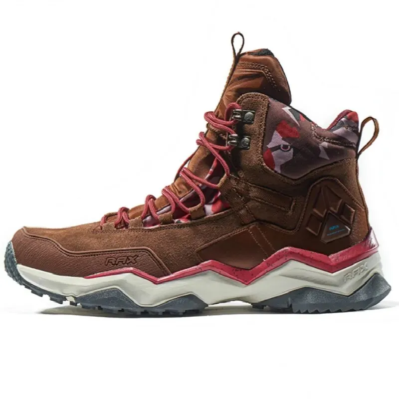 Waterproof Hiking Boots Genuine Leather Trekking Shoes Outdoor Hiking Tactical Boots Mountaineering Shoes