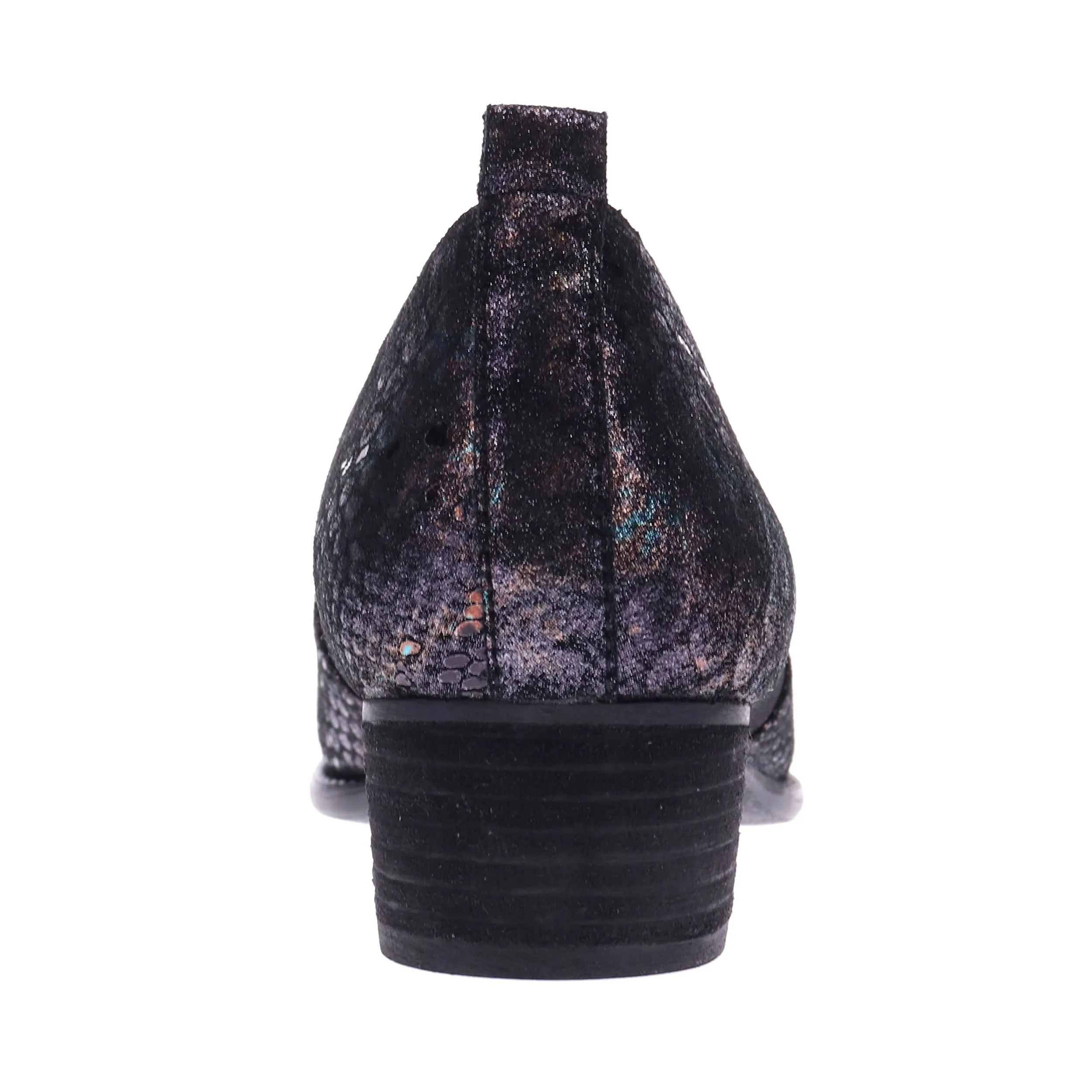 WOMEN'S REVERE BUDAPEST SLIP ON | METALLIC PYTHON
